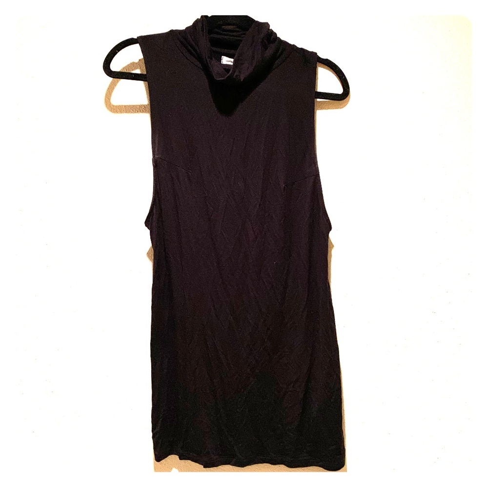 Honey punch cowl slight turtleneck tank dress